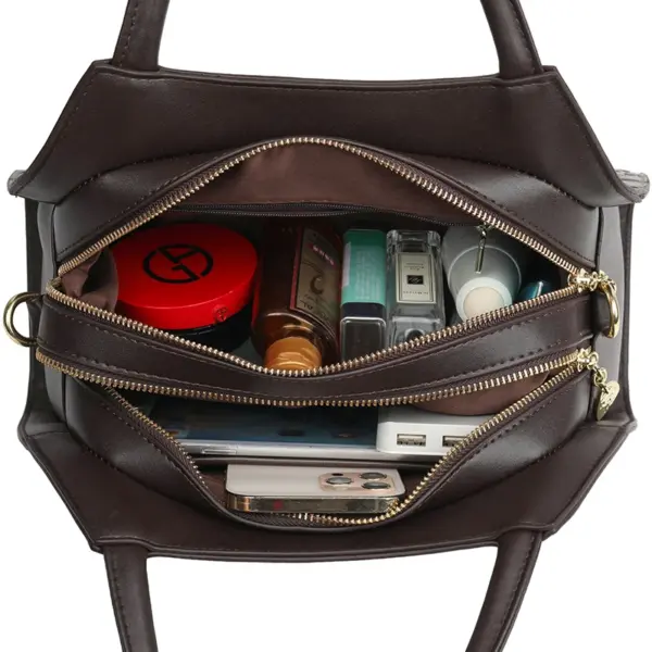 Vintage classic flower embossed pattern handbag - Image 20