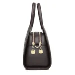 Vintage classic flower embossed pattern handbag - Image 5