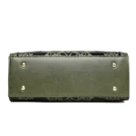 Vintage classic flower embossed pattern handbag - Image 6