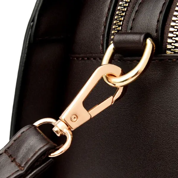 Vintage croc embossed women stylish handbag - Image 9