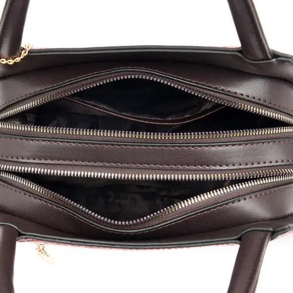 Vintage croc embossed women stylish handbag - Image 17