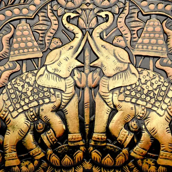 Vintage embossed design designer tote bag - Image 6