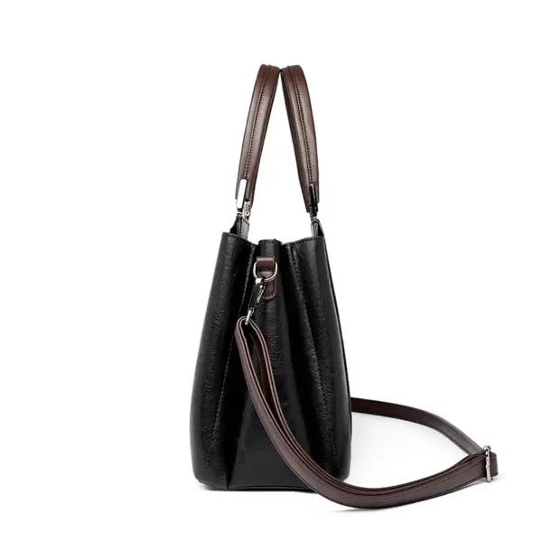 Vintage embossed design designer tote bag - Image 4