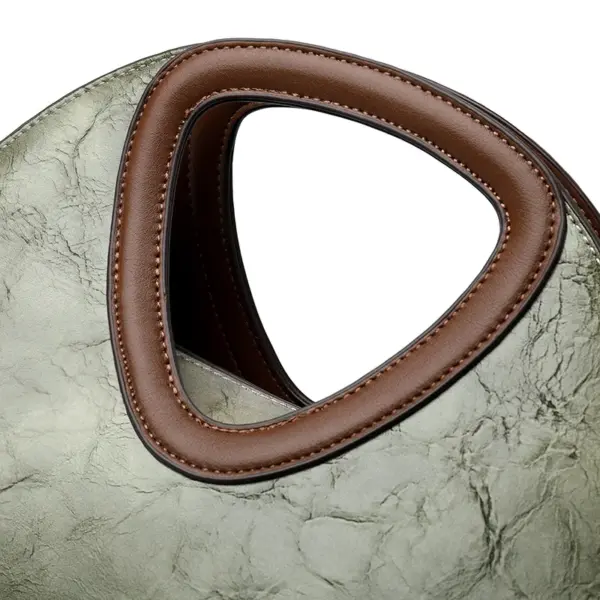Vintage round pattern stylish handbag - Image 4