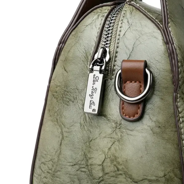 Vintage round pattern stylish handbag - Image 5