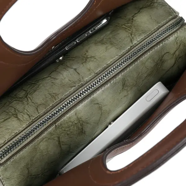 Vintage round pattern stylish handbag - Image 8