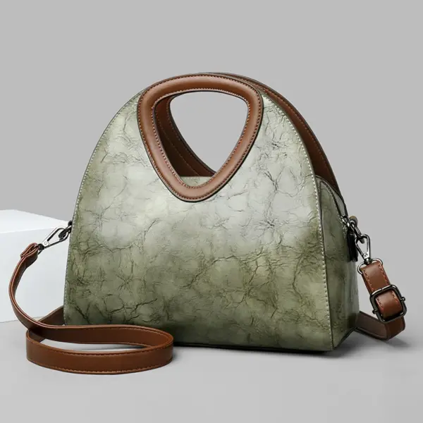 Vintage round pattern stylish handbag - Image 9