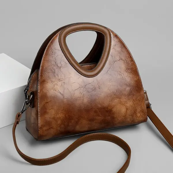 Vintage round pattern stylish handbag - Image 11