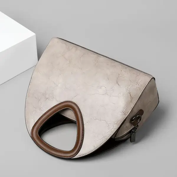 Vintage round pattern stylish handbag - Image 12