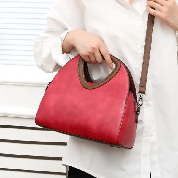 Vintage round pattern stylish handbag - Image 14