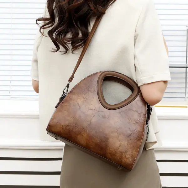 Vintage round pattern stylish handbag - Image 17