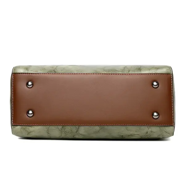 Vintage round pattern stylish handbag - Image 3