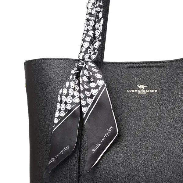 Large capacity elegant luxury tote bag - Image 9