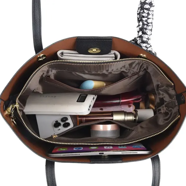 Large capacity elegant luxury tote bag - Image 3