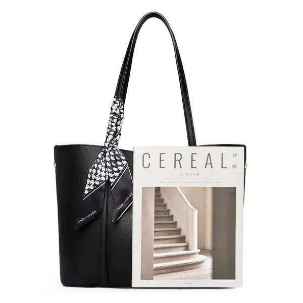 Large capacity elegant luxury tote bag - Image 4