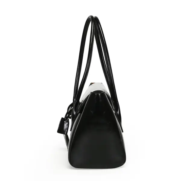 Vintage oil wax leather shoulder tote bag - Image 17