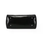 Vintage oil wax leather shoulder tote bag - Image 18