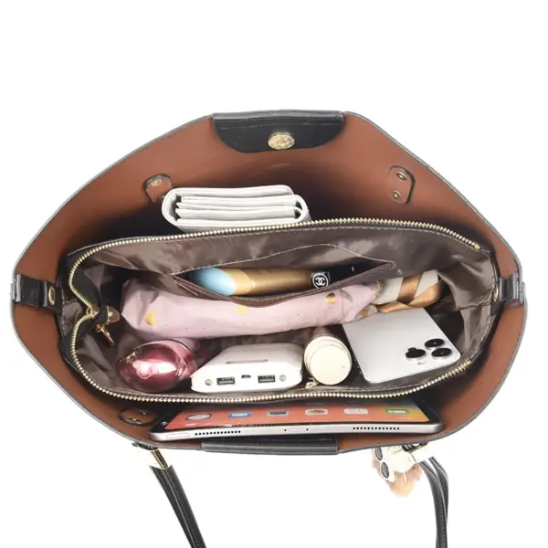 Women large capacity elegant tote bag - Image 3