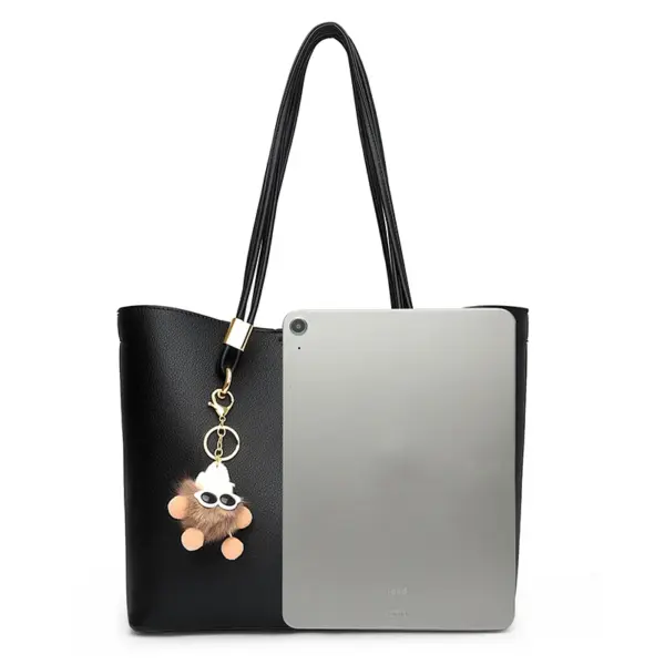 Women large capacity elegant tote bag - Image 4