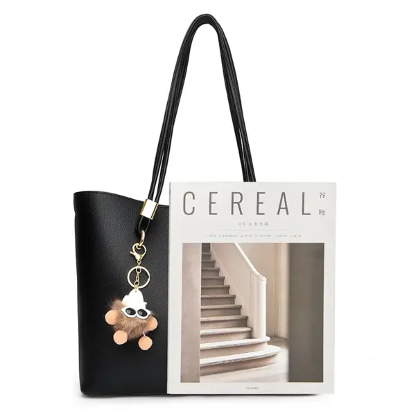 Women large capacity elegant tote bag - Image 5