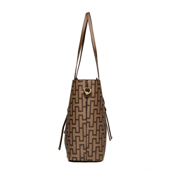 Classic Vintage Plaid Luxury Tote Bag - Image 5