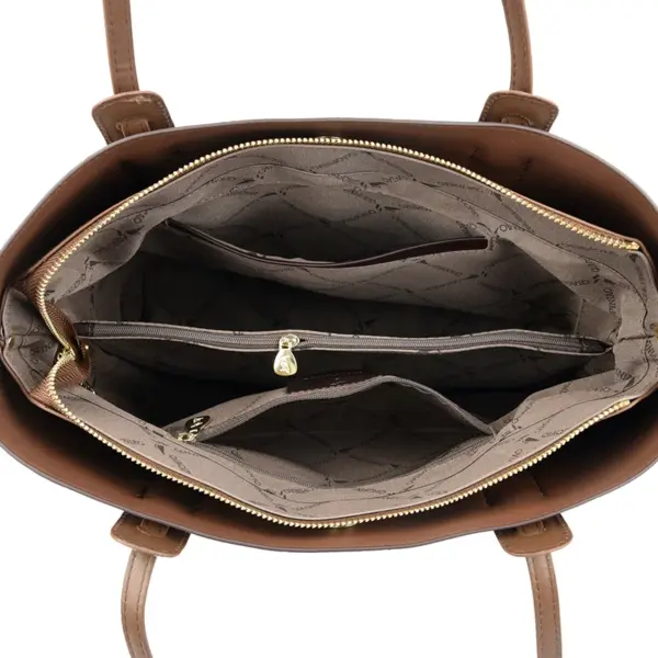 Classic Vintage Plaid Luxury Tote Bag - Image 14