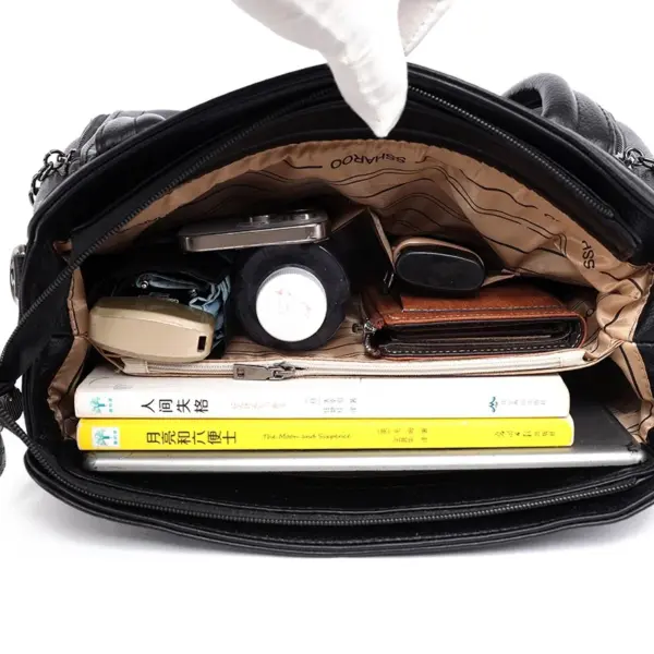 Elegant women designer shoulder tote bag - Image 17