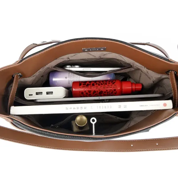 Women all match designer shoulder tote bag - Image 3