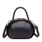 Flower printing round  pattern handbag - Image 3