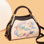 Vintage Printing Style Luxury Tote Bag - Image 11