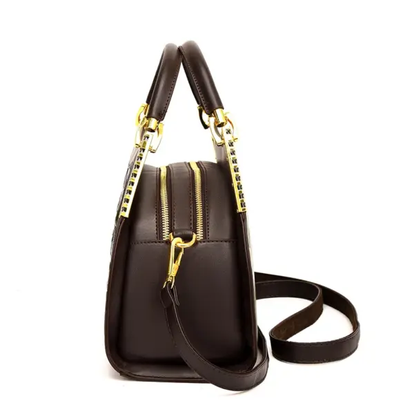 Vintage Printing Style Luxury Tote Bag - Image 10