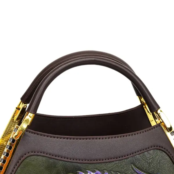 Vintage Printing Style Luxury Tote Bag - Image 7