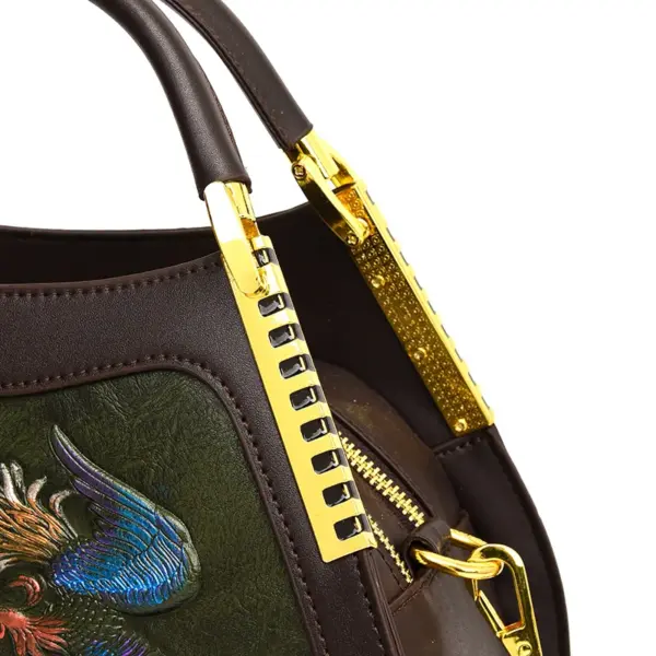 Vintage Printing Style Luxury Tote Bag - Image 5