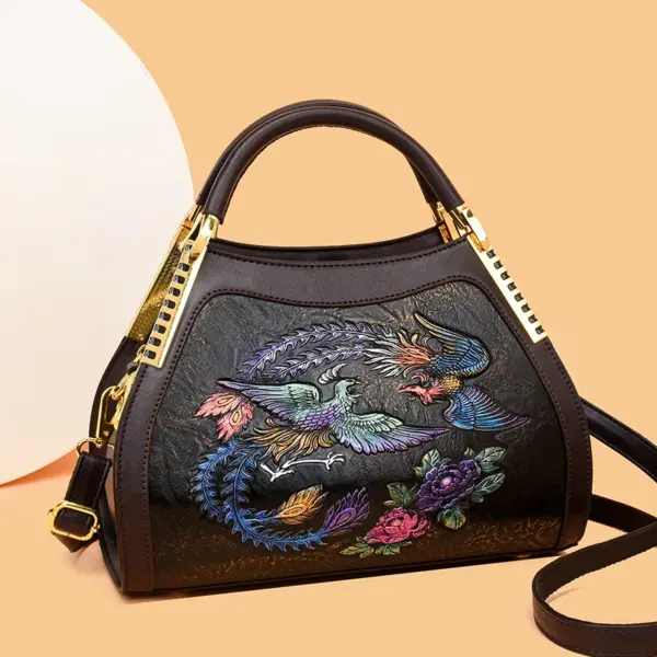 Vintage Printing Style Luxury Tote Bag - Image 15