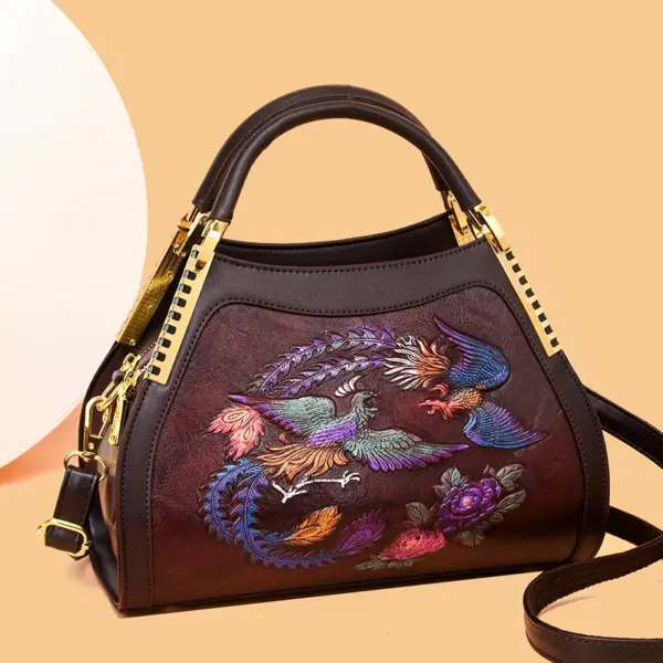 Vintage Printing Style Luxury Tote Bag - Image 14