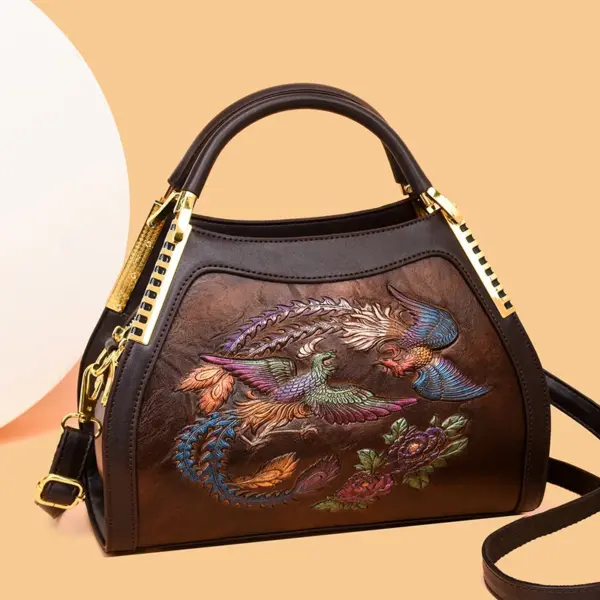 Vintage Printing Style Luxury Tote Bag - Image 13