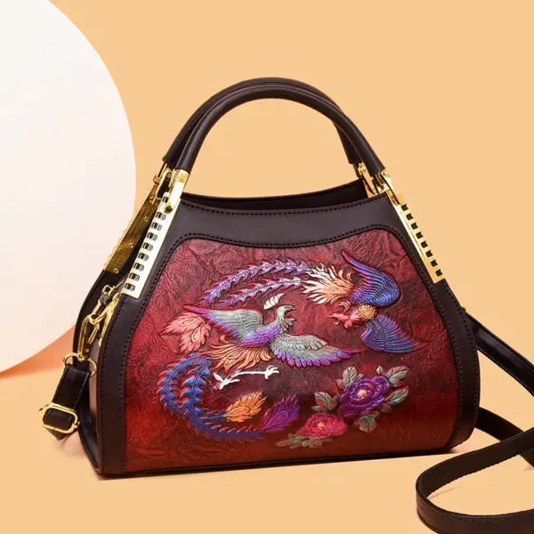 Vintage Printing Style Luxury Tote Bag - Image 12