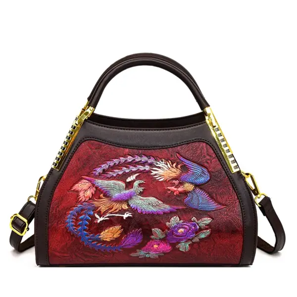 Vintage Printing Style Luxury Tote Bag