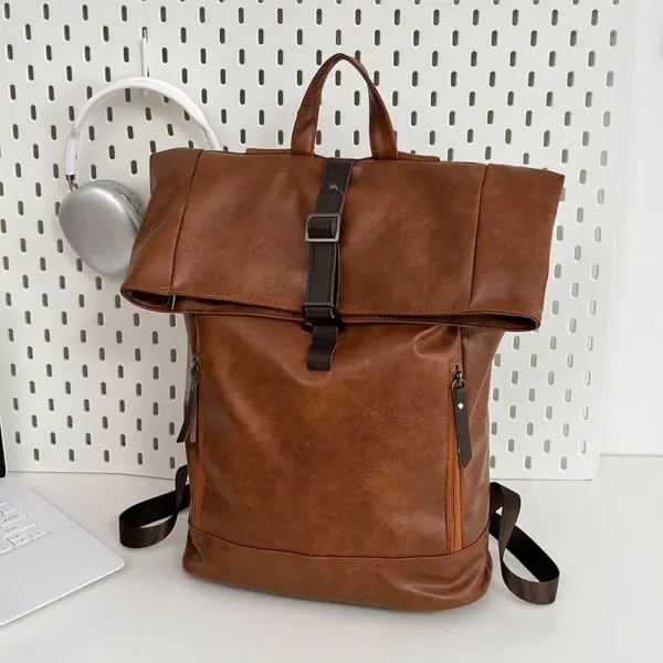 Vintage large capacity high quality backpack - Image 6