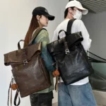 Vintage large capacity high quality backpack - Image 13