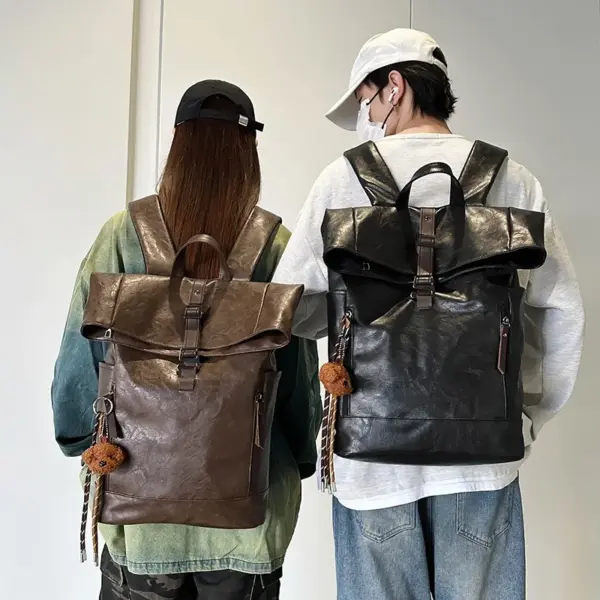 Vintage large capacity high quality backpack - Image 15
