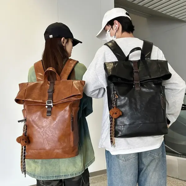 Vintage large capacity high quality backpack - Image 16