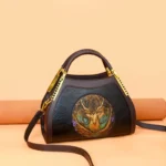 vintage elegant premium leather handbag - Image 2