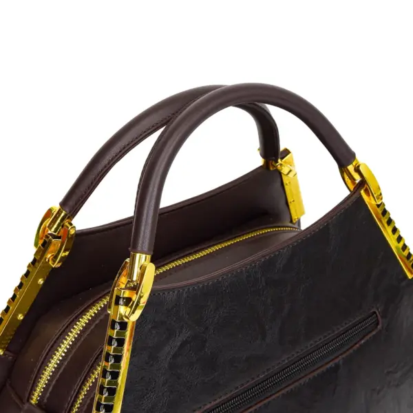 vintage elegant premium leather handbag - Image 10