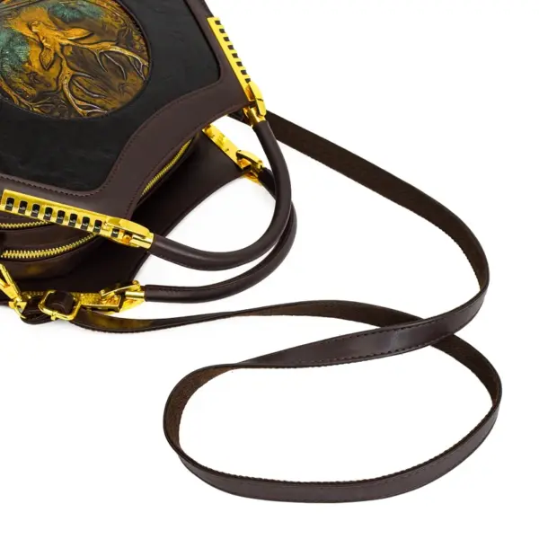 vintage elegant premium leather handbag - Image 12