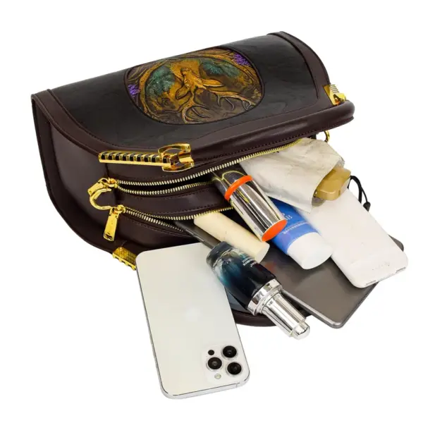 vintage elegant premium leather handbag - Image 16