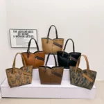 Stylish splicing vintage premium women handbag - Image 13