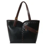Stylish splicing vintage premium women handbag