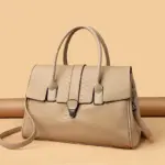 Elegant Crocodile Boston Bag - Image 14