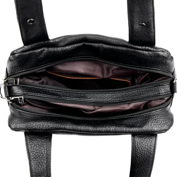 Soft leather elegant women handbag - Image 2